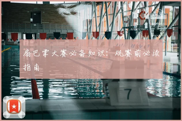 扇巴掌大赛必备知识：观赛前必读指南
