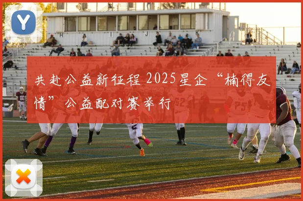 共赴公益新征程 2025星企“楠得友情”公益配对赛举行